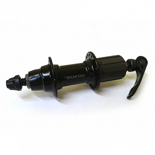 Втулка задняя TBS Shunfeng Road 3/8x14Gx32Hx135x145, с эксцентриком silver, SF-A231R