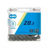 Цепь KMC Z8.3 8 ск. 1/2X3/32"Х116 silver/grey ZTB19221