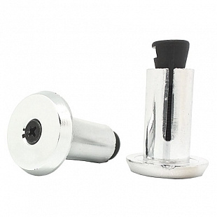 Заглушки руля Velo 18 мм VLP-15CP Chrome