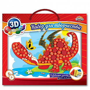 Мозаика из пластилина Dalis Дракоша Зубоша МС-403