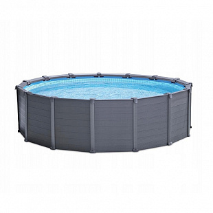 Каркасный бассейн Intex Graphite Gray Panel 26384