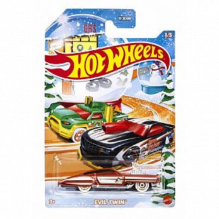 Машинка Hot Wheels Winter Series Evil Twin 1/5 (W3099 HVX16)