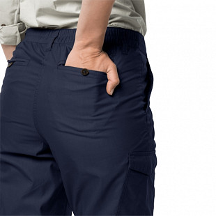 Ветрозащитные брюки женские Jack Wolfskin Lakeside Pants W midnight blue