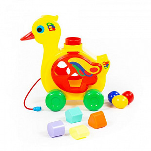 Игрушка Полесье Уточка-несушка (в сеточке) 6219