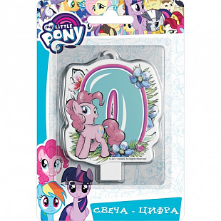 Свеча праздничная Цифра Ноль 33016