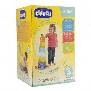 Игрушка развивающая Chicco Занимательная пирамидка 9308000000,00