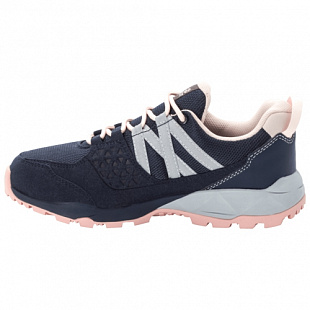 Водонепроницаемые кроссовки женские Jack Wolfskin Cascade Hike Texapore Low W dark blue / pink
