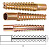 Дюбель для газосиликатных блоков Starfix 8х6 см Mud SMC3-39282-100
