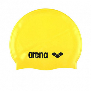 Шапочка для плавания Arena Classic Silicone Cap 91662 35 yellow/black
