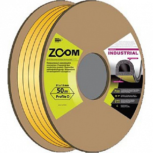 Уплотнитель гаражный D 21 ммх17 мм 5 см Zoom INDUSTIAL 02-2-4-200