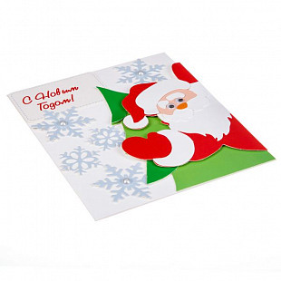 Новогодняя открытка своими руками Bondibon 3D картина С Новым Годом! BB3004