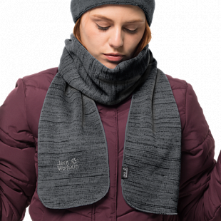 Шарф Jack Wolfskin Aquila Scarf dark iron 1906661-6116