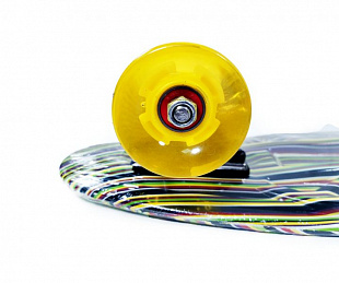 Penny board (пенни борд) Explore Launcher 22'' Striped Green