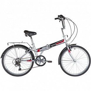 Велосипед Novatrack TG-24 Classic 6.0 NF 24" (2020) 24NFTG6SV.GR20 grey