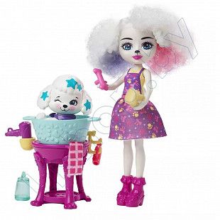 Игровой набор Enchantimals Перрис Пудель Салон и красоты для животных (HHC20)