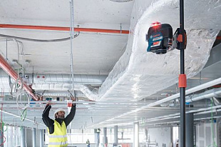 Нивелир лазерный Bosch линейный GLL 3-80C + BS150 0 601 063 R01
