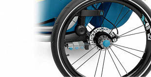 Детская мультиспортивная коляска Thule Chariot Sport1 lime (10201002)
