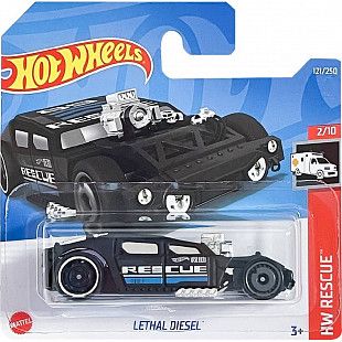 Машинка Hot Wheels Базовой коллекции Lethal Diesel 121/250 (5785 HCT84) mainline 2022