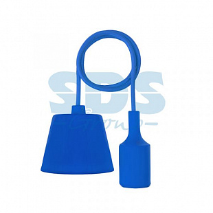 Патрон силиконовый Rexant E27 со шнуром 1 м blue 11-8885