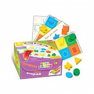 Игра настольная Чудо-сундучок Цвета и формы VT4207-17