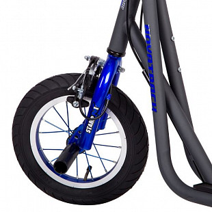 Самокат внедорожный Novatrack Stamp N1 Extreme Line Blue 12" 12STAMPN1EL.BL5