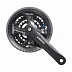 Шатун Shimano MTB FC-M361 (175мм 48x38x28 с защитой 8/7 звезд, Black, OEM) AFCM361E888CL