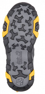 Полуботинки Jack Wolfskin Kids Mtn Attack Air grey
