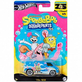Машинка Hot Wheels Spongebob '70s Van (GDG83 HRV57)
