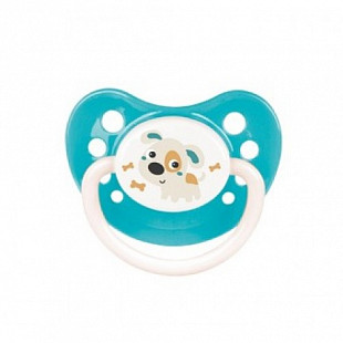 Пустышка Canpol babies Bunny&Company Латексная Анатомическая 0-6 мес. 23/274 turquoise