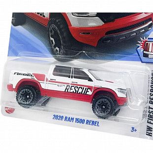Машинка Hot Wheels Базовой коллекции 2020 Ram 1500 Rebel 39/250 (5785 HYW91) mainline 2025