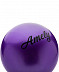 Мяч для художественной гимнастики Amely AGB-101 15 см purple