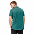 Рубашка поло мужская Jack Wolfskin Travel Polo Men emerald green