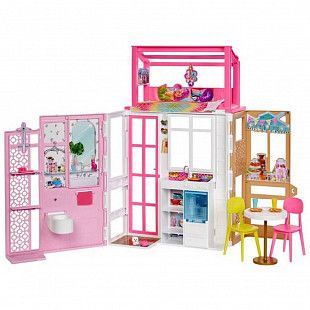 Дом Barbie с мебелью и аксессуарами HCD47