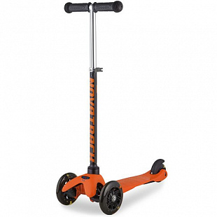 Самокат-кикборд Novatrack Disco-kids Black/Orange 120H.DISCOKIDS.BOR7