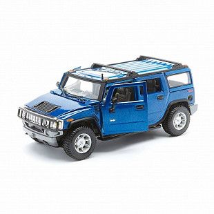 Масштабная модель автомобиля Maisto 1:27 Хаммер Н2 SUV (31231) blue