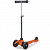 Самокат-кикборд Novatrack Disco-kids Black/Orange 120H.DISCOKIDS.BOR7