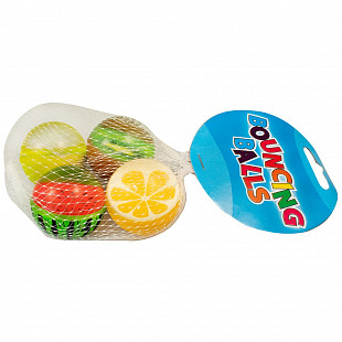Игровой набор Qunxing Toys Мячики-попрыгунчики Фрукты KR-10212 1 шт. (в ассортименте)