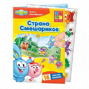 Набор для творчества Vladi Toys Мягкие наклейки. Смешарики VT4206-21