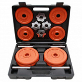 Набор гантелей USA Style SS-LDBS-213-D25 orange