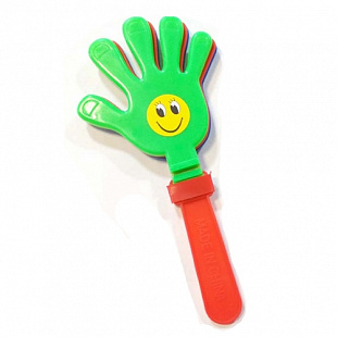 Ладошка-трещотка болельщика Zez Sport 23,5CM green