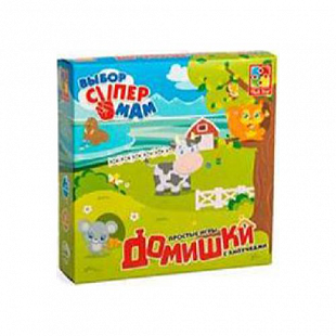 Игра настольная Vladi Toys Простые игры с липучками VT1302-16