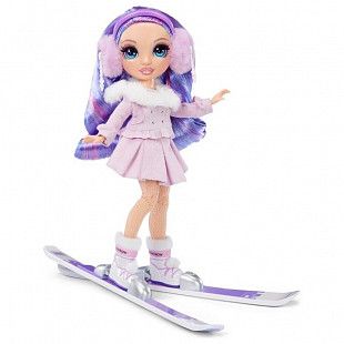Кукла Rainbow High "Вайолет Виллоу. Зимние каникулы" 574804EUC purple