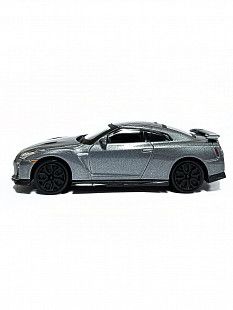 Машинка Bburago 1:43 Nissan GT-R (18-30000/18-30135) metallic silver