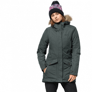 Куртка женская Jack Wolfskin Coastal Range Parka greenish grey