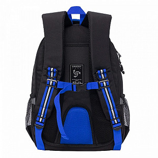 Рюкзак школьный GRIZZLY RB-152-3 /2 black/blue