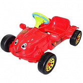 Машинка педальная RT Herbi ОР09-901 red