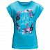 Футболка детская Jack Wolfskin Sunshine T Girls atoll blue