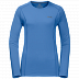 Футболка женская Jack Wolfskin Hollow Range Longsleeve Women zircon blue