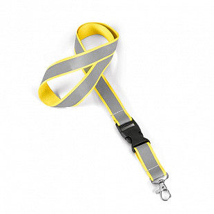 Ланъярд 9440708 Yellow/Silver