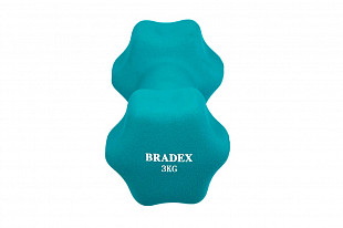 Гантель неопреновая Bradex 3 кг SF 0543 light blue